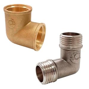 Угольники латунные