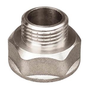 Переходник НИКЕЛИРОВАННЫЙ VALFEX ВР 1/2" - НР 3/8" (350/10)
