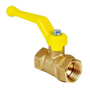 Кран шаровой N/P59 для ГАЗА  1/2" ВР/ВР ручка-рычаг, латунный VALFEX 11Б27фтМ (96/24)