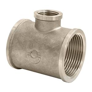 Тройник НИКЕЛИРОВАННЫЙ переходной VALFEX ВР 3/4"х1/2"х3/4" (60/10)