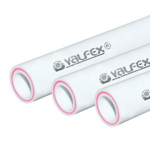 Труба арм.стекловолокном SDR 6 PN25 ф50х8,3 мм (24) (Valfex), 4м БЕЛАЯ