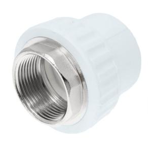 Муфта переходная с внутренней резьбой 40 x 1 1/2" под ключ (24/6) (Valfex) БЕЛАЯ