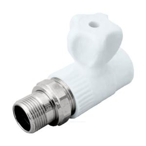 Кран шаровой для радиатора прямой 25х1/2" (50/10) (Valfex) ЗАВОД ВАЛФ-РУС БЕЛЫЙ