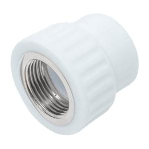 Муфта переходная с внутренней резьбой 20 x 1/2" (150/30) (Valfex) БЕЛАЯ