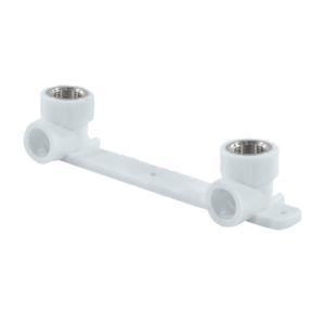 Комплект настенный для смесителя 20х1/2" в.р. (20/5) (Valfex) БЕЛЫЙ