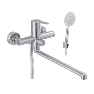 смеситель POTATO нерж, ванна, встроенный дивертер, P22303S