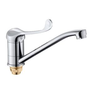 смеситель POTATO кухня D40 на гайке P4905 медицинская ручка (хирург)