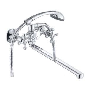 CB330-23 Смеситель CRONWIL для ванны двухвентильный, с плоским изливом
