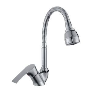 B54-032 Смеситель для кухни с гибким изливом (крепление гайка)