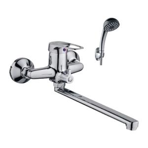 смеситель Эверест ванна шаровый D40 встроенный дивертер B22-025