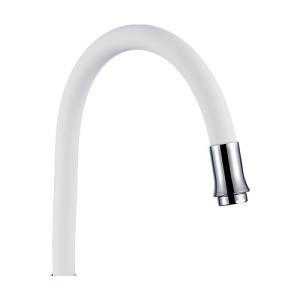 Гибкий силиконовый излив P68-2L белый