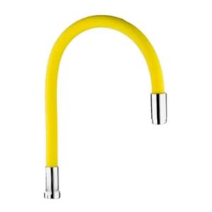 Гибкий силиконовый излив P68-3S желтый