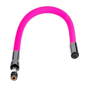 Гибкий силиконовый излив P68-6L розовый