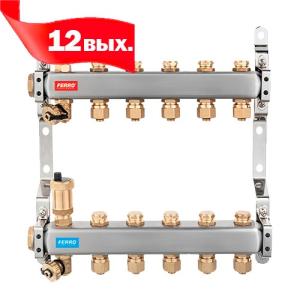 Распределитель типа SN-RO, стальной, 12-контурный