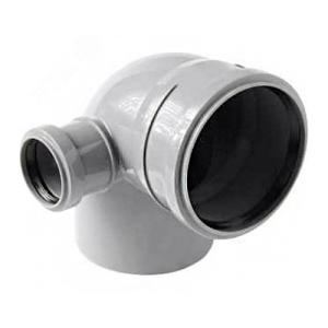 Отвод универсальный 110/50х45° прав. вн.канализ. (30) VALFEX