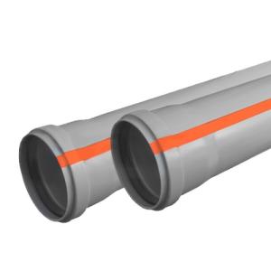 Труба OPTIMA ф110 с раструбом =1 м, вн.канализ.толщ.ст.2.2 (10) VALFEX