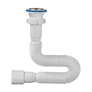 А-3013, ОРИО гибкая труба с выпуском 1 1/2 х 40/50, длина 1250мм. А-3013 (для мойки кухонной из нерж. стали)