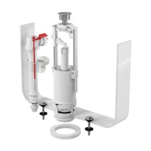 SA2000S 1/2" CHROM Выпускной комплект со стоп кнопкой, нижний