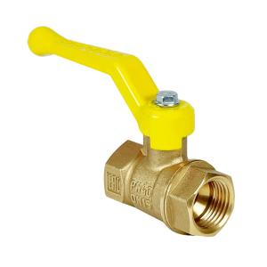 Кран шаровой N/P59 для ГАЗА 1 1/4" ВР/ВР ручка-рычаг, латунный VALFEX 11Б27фтМ (20/5)