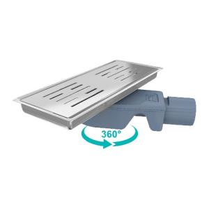 Трап линейный UNIQLINE BASE d50mm, 30cm сухой затвор