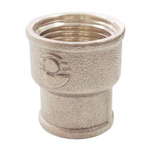 Муфта НИКЕЛИРОВАННАЯ переходная VALFEX ВР 1"- ВР 1/2" (100/10)