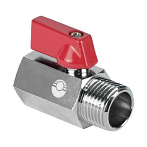 Кран шар. MINI VALFEX ВР1/2"хНР1/2" НИКЕЛИРОВАННЫЙ (200/40) К