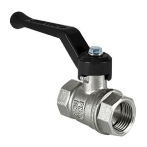 Кран шаровой латунный DeltaPro для ВОДЫ 3/4" ВР/ВР рычаг, НИКЕЛИР-Й VALFEX 11Б27фт1М (72/18)