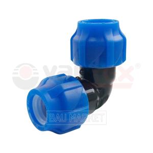Отвод ПНД компрессионный присоединительный 50-50 (12/3) VALFEX