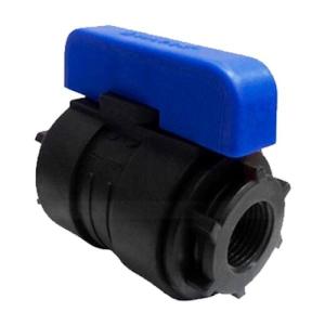 Кран шаровой ПНД компрессионный ВН/ВН резьба разборный 3/4"-3/4" Ду16 (60/12) VALFEX