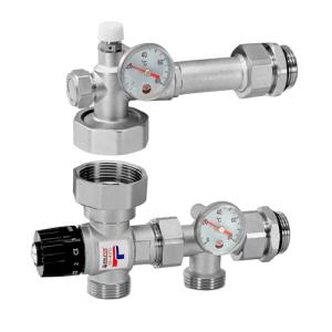 Насосно-смесительный узел с термостат.клап., без насоса, монт. длина насоса 130-180 мм VALFEX (12) К