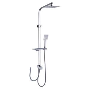 P3500-2 Стойка душевая 2-х функциональная без смесителя (в комплекте с лейкой и со шлангом)