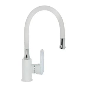 P40237-7 Смеситель для кухни с гибким изливом (крепление гайка)