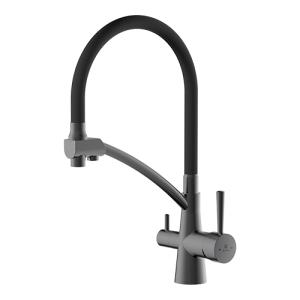 D49-19025QH Смеситель для кухни с гибким изливом и выходом для питьевой воды