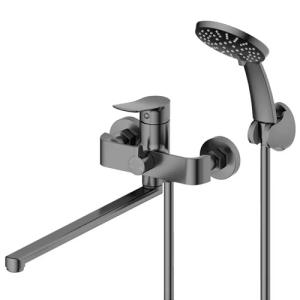 Д168-22QH Смеситель для ванны с длинным плоским изливом