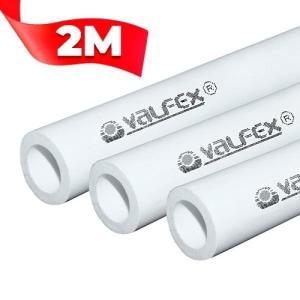 Труба армированная ALUMINIUM, SDR 6 PN25, ф 25х4,2 мм (50) ШТАНГА 2 МЕТРА (Valfex) БЕЛАЯ