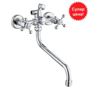 CB330-25M Смеситель CRONWIL для ванны двухвент., с круглым изл., без подводки