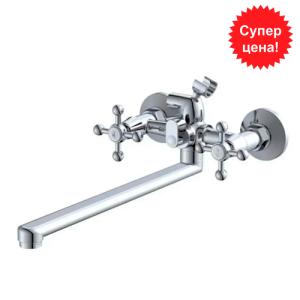 CB330-23M Смеситель CRONWIL для ванны двухвент., с плоским изл., без лейки и шланга