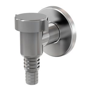 APS1 Сифон для стиральной машины наружный, хромированный