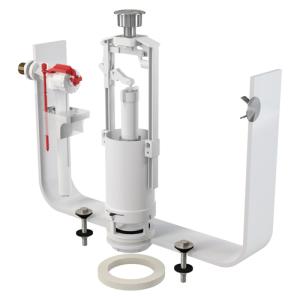 SA2000K 1/2" CHROM Выпускной комплект со стоп кнопкой, боковой, мет. резьба