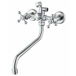 CB330-25 Смеситель для ванны двухвентильный, с круглым изливом