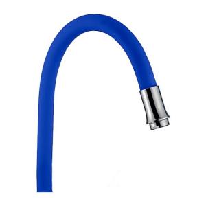 Гибкий силиконовый излив P68-4L синий