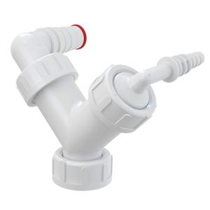 P149Z Колено с двумя штуцерами G1"/8-23 с обратными клапанами