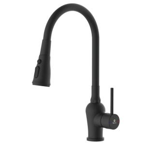 Д46-0014ВL Смеситель для кухни с гибким изливом