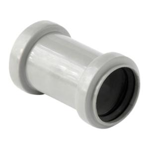 Муфта двухраструбная 40 мм вн. канализация (480/20) VALFEX (ремонтная, без перегородки)