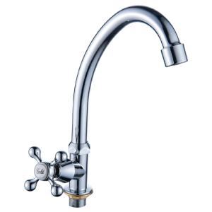 B41-065 Смеситель для кухни с высоким изливом (крепление гайка)