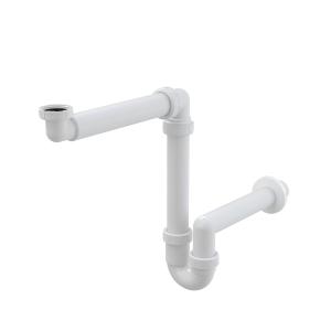 A434 Сифон для умывальника экономящий пространство с накидной гайкой 5/4