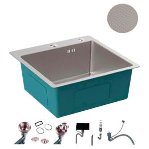 S5050-2 Кухонная мойка 500*500*200mm , нержавеющая сталь