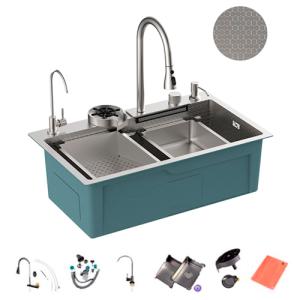 DS7545-1 Многофункциональная мойка для кухни 750*450*220mm , нержавеющая сталь