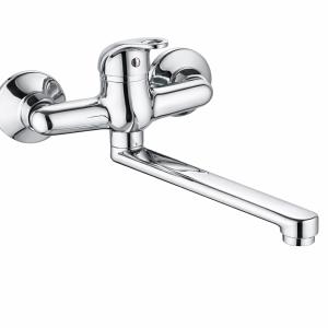 CD040-46 Смеситель для ванны однорычажный, с плоским изливом