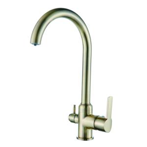 Д82-446107Q Смеситель для кухни с высоким изливом и с выходом для питьевой воды